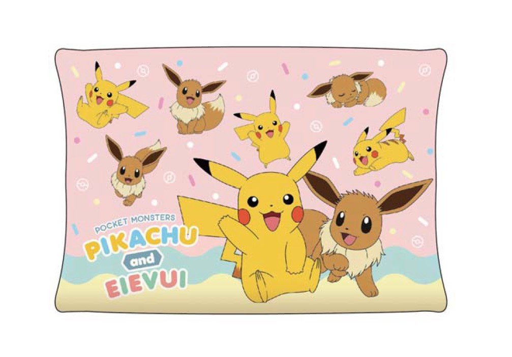 Pikachu und Evoli Kissen Pokemon