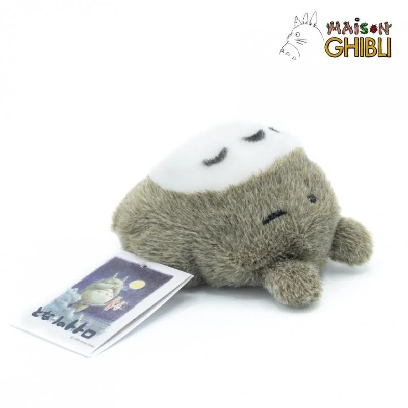 MY NEIGHBOR TOTORO - Grey Totoro Lying Down - Fluffy Beanbag Plush