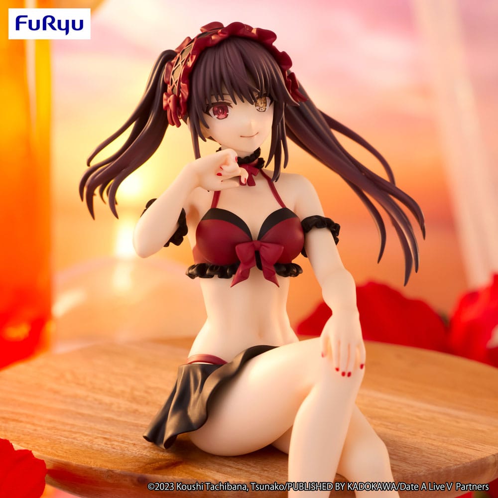 (Vorbestellung) Date A Live Noodle Stopper PVC Statue Kurumi Tokisaki Swimsuit Ver.