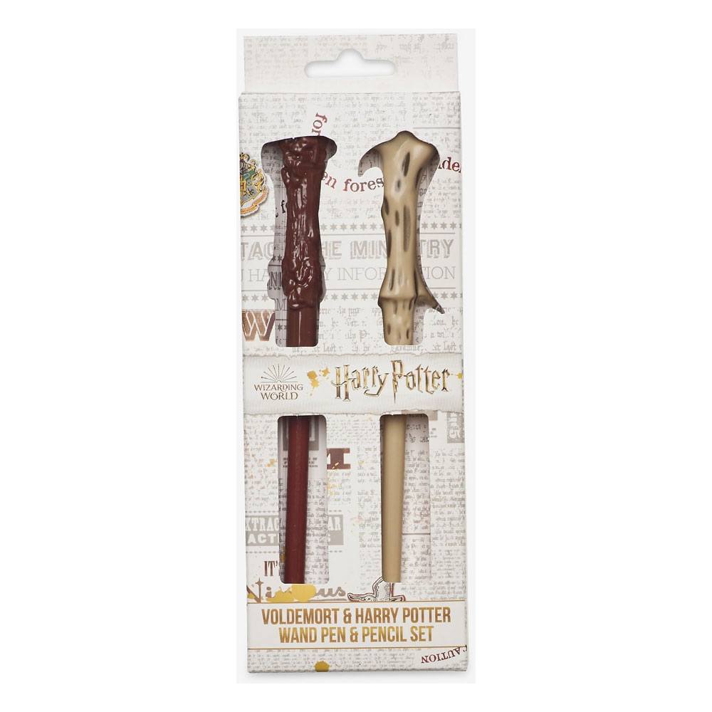 Harry Potter Kugelschreiber & Bleistift Voldemort & Harry Potter Zauberstab