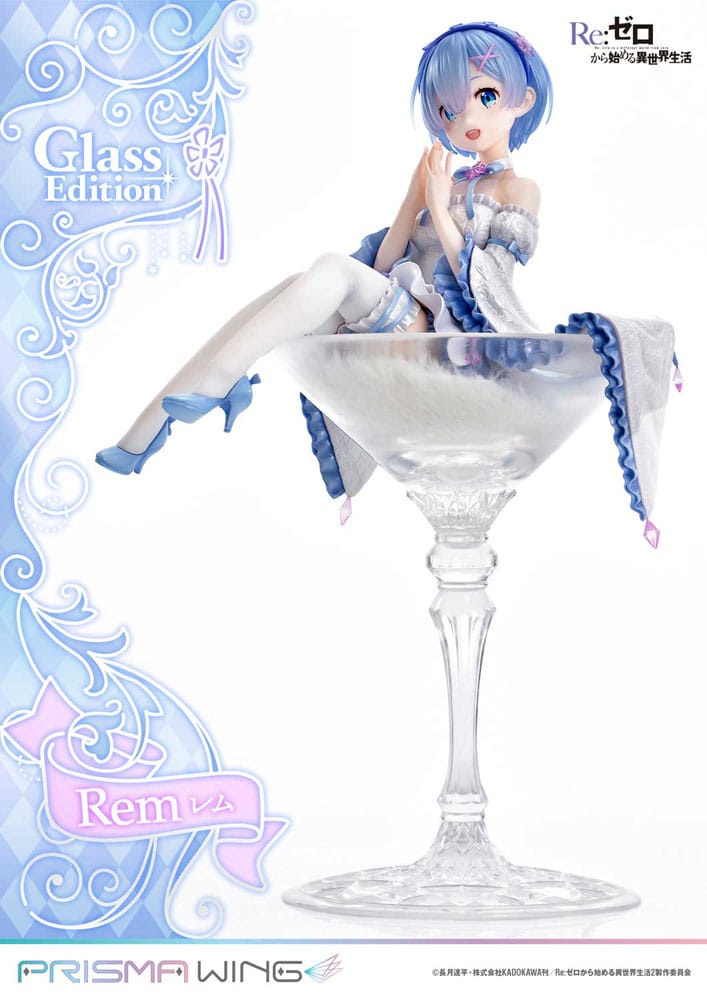 (Vorbestellung) Re:Zero - Starting Life in Another World Prisma Wing PVC Statue 1/7 Rem Glass Edition